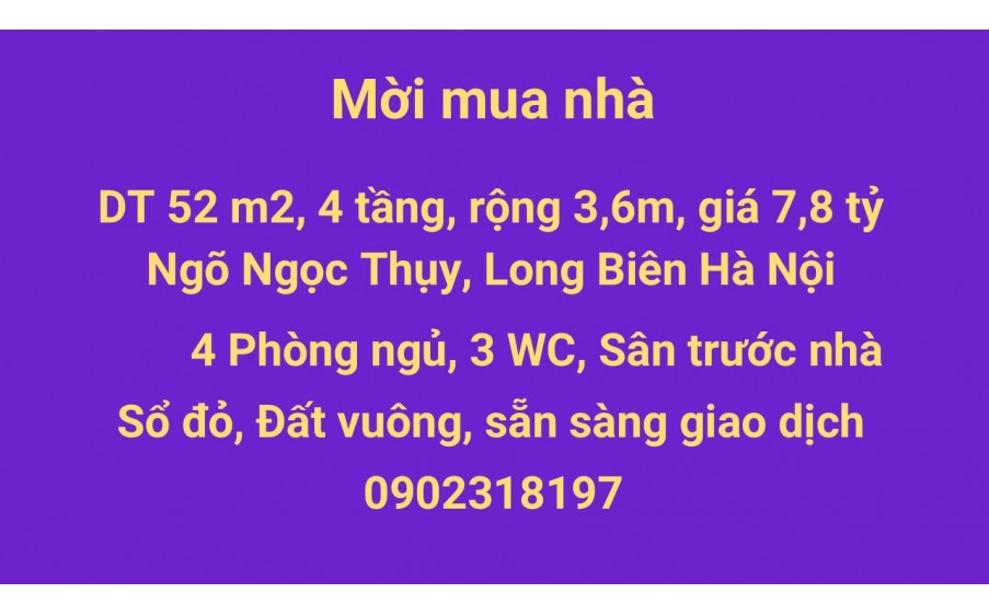 Nhà trong ngõ 3m nhưng diện tích 52m2, xây 4 tầng, đầy đủ công năng, về ở ngay